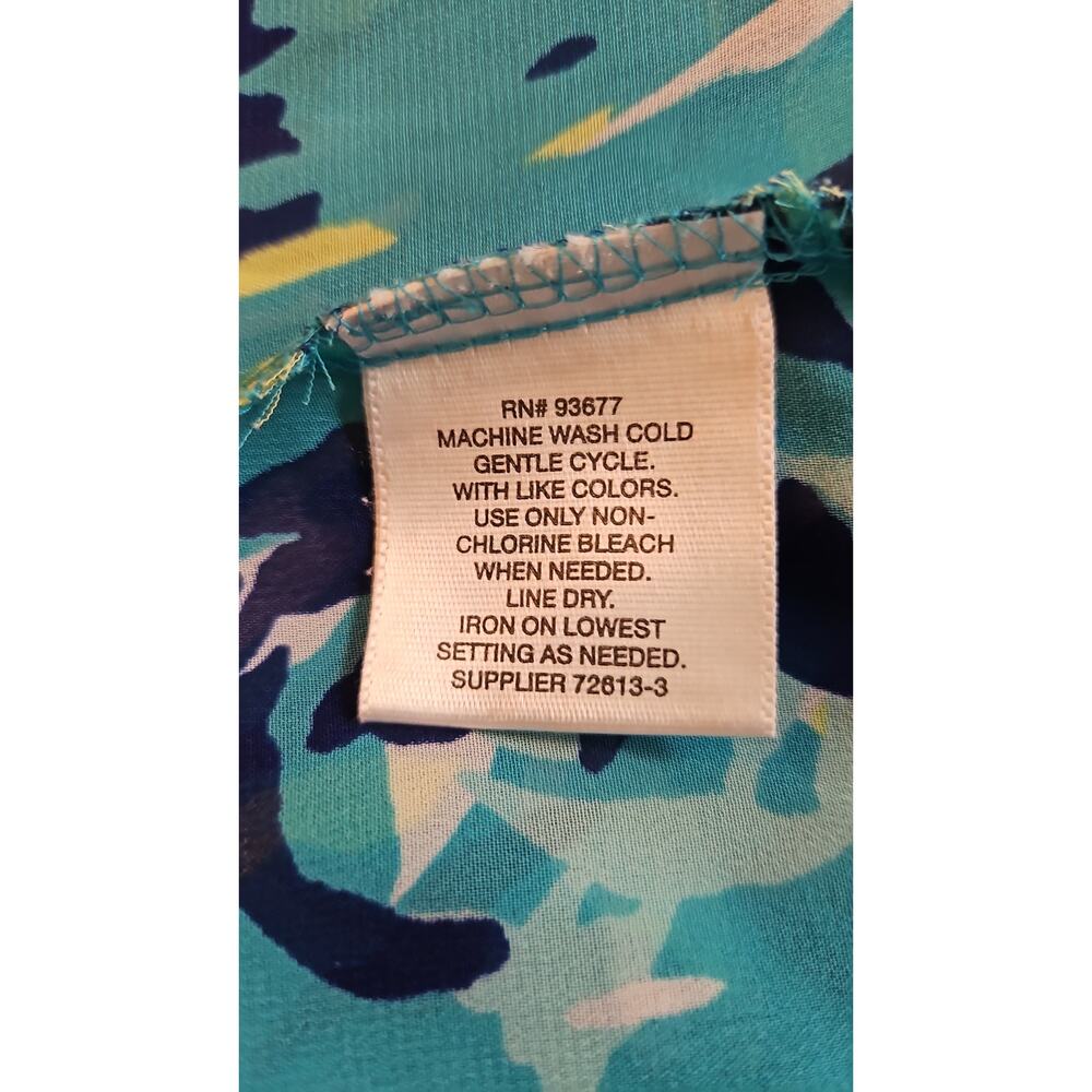 LIZ CLAIBORNE - Turquoise Shirt - Picture 5 of 5